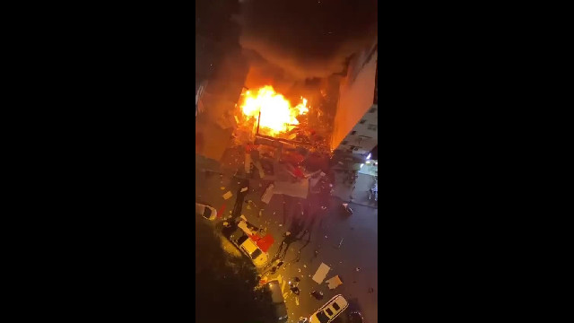 Vụ nổ lớn tại cửa hàng sửa xe ở Hà Nội - 3 người bị thương